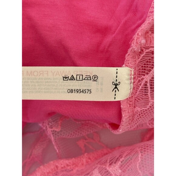 Free People Intimately Lacey Essential Cami Lace‎ Camisole Pink Size Large NWOT - Picture 10 of 11